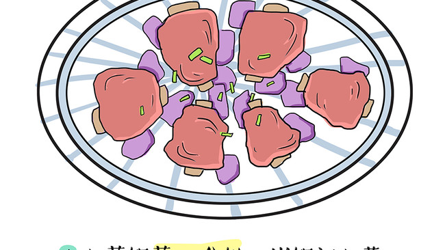 粉糯香甜的香芋蒸排骨的做法
