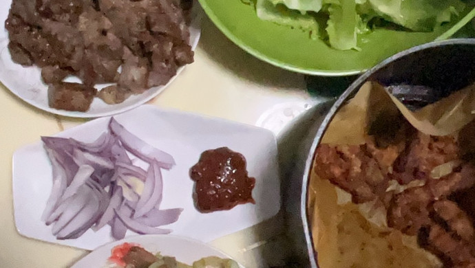 香煎梅花肉—露营餐食好选择