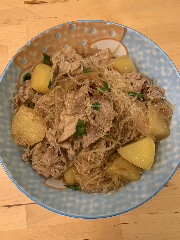 牛肉炖粉条土豆的做法