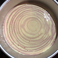 #带着零食去旅行！#粉色斑马纹酸奶蛋糕（无油版）的做法图解15