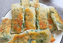 简单韭菜豆腐鸡蛋盒子早餐的做法