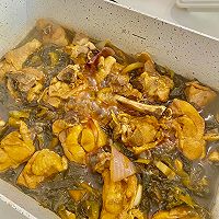 酸菜鸡肉的做法图解4