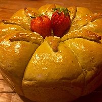抹茶蔓越莓核桃皇冠面包的做法图解12