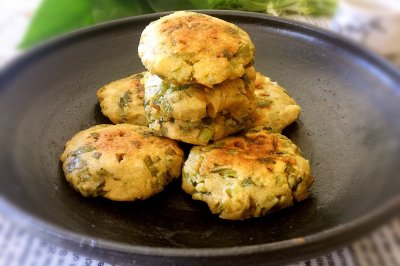 减肥/玉米芹菜面饼