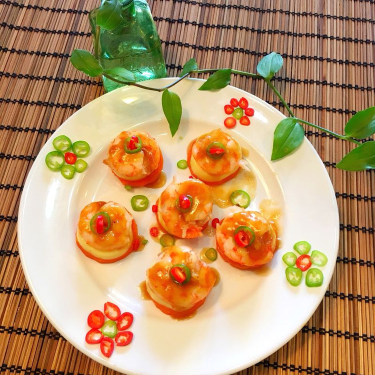 鲜虾玉子豆腐的做法