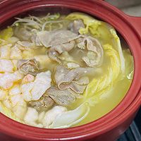 10分钟搞定低卡虾滑酸汤肥牛煲的做法图解8