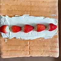 草莓蛋糕卷 | 零难度的毛巾卷配方的做法图解17