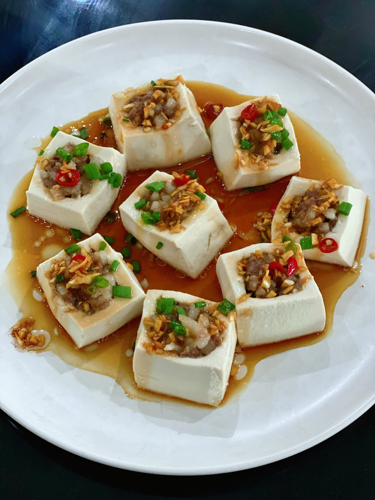 蒸的酿豆腐的做法