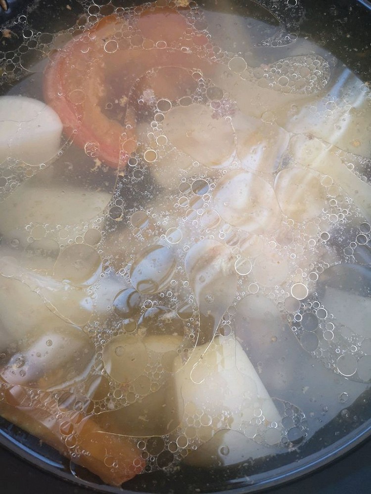 羊骨萝卜汤的做法