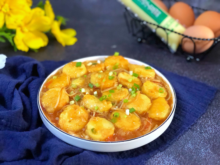 番茄金针菇日本豆腐的做法
