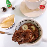 杯子可可蛋糕｜微波炉版的做法图解4