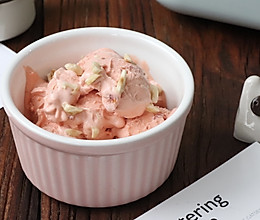 #豆果10周年生日快乐#日式草莓冰淇淋的做法