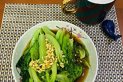 蒜香捞生菜