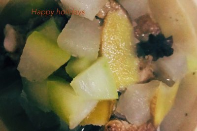 简易菜谱-冬瓜排骨汤