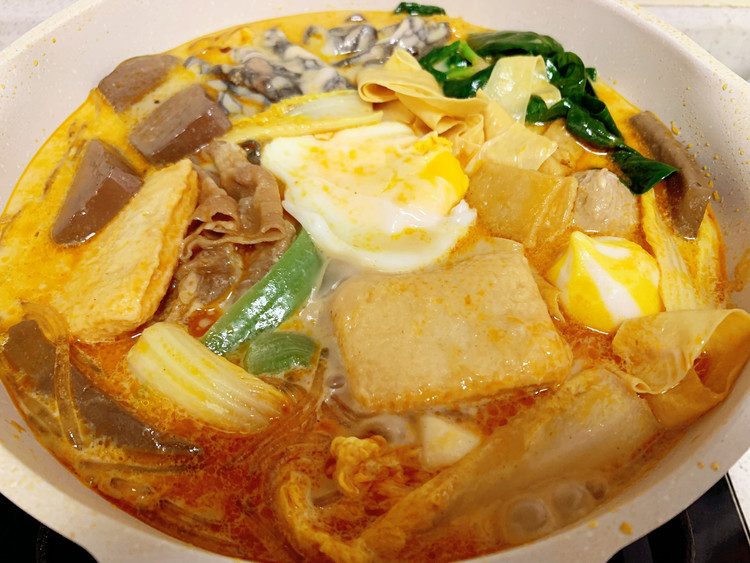 清冰箱的美食～在家自己做麻辣烫的做法
