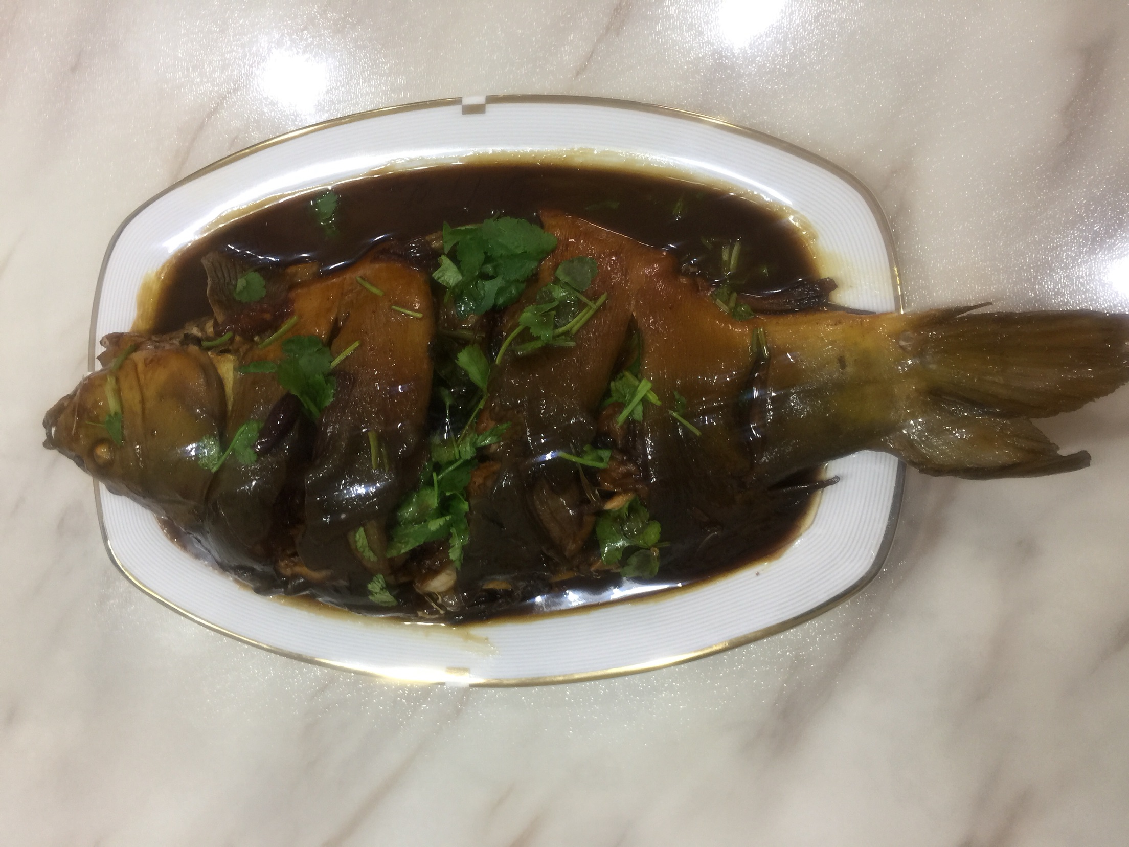 Braised carp