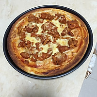 超简单～新奥尔良烤鸡披萨的做法图解1