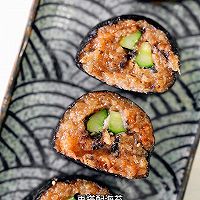 肉松咸粽子寿司的做法图解10
