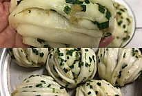 香葱油渣花卷的做法