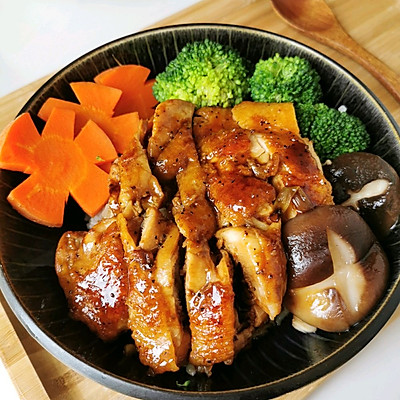 豪华版照烧鸡腿饭