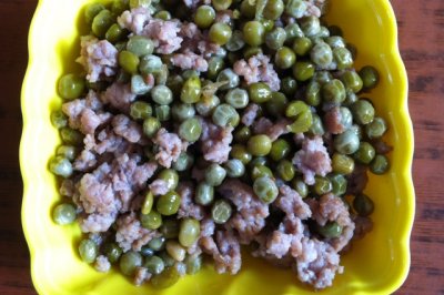 肉末烧豌豆