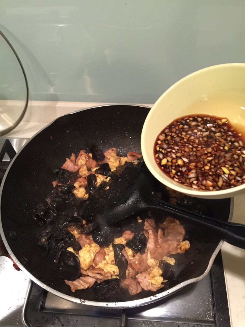醋溜木须肉片的做法图解5