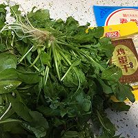 荠菜春卷的做法图解1