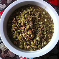 豆角肉丝卤面条的做法图解5