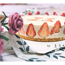 8寸草莓冻芝士蛋糕