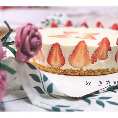 8寸草莓冻芝士蛋糕