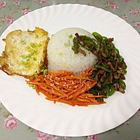 青椒肉丝拌饭的做法图解6