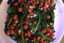 果仁菠菜的做法