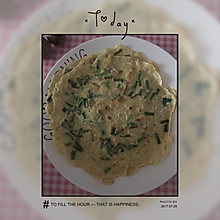 韭菜蛋饼