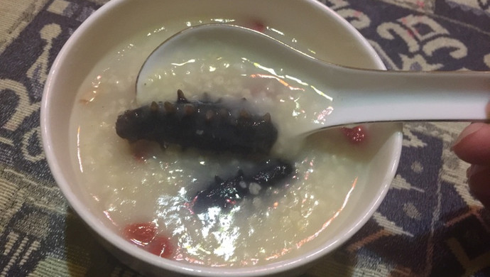 海参山药小米粥