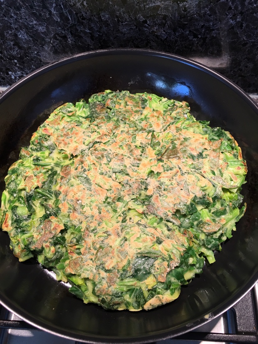 松软菠菜饼的做法图解1