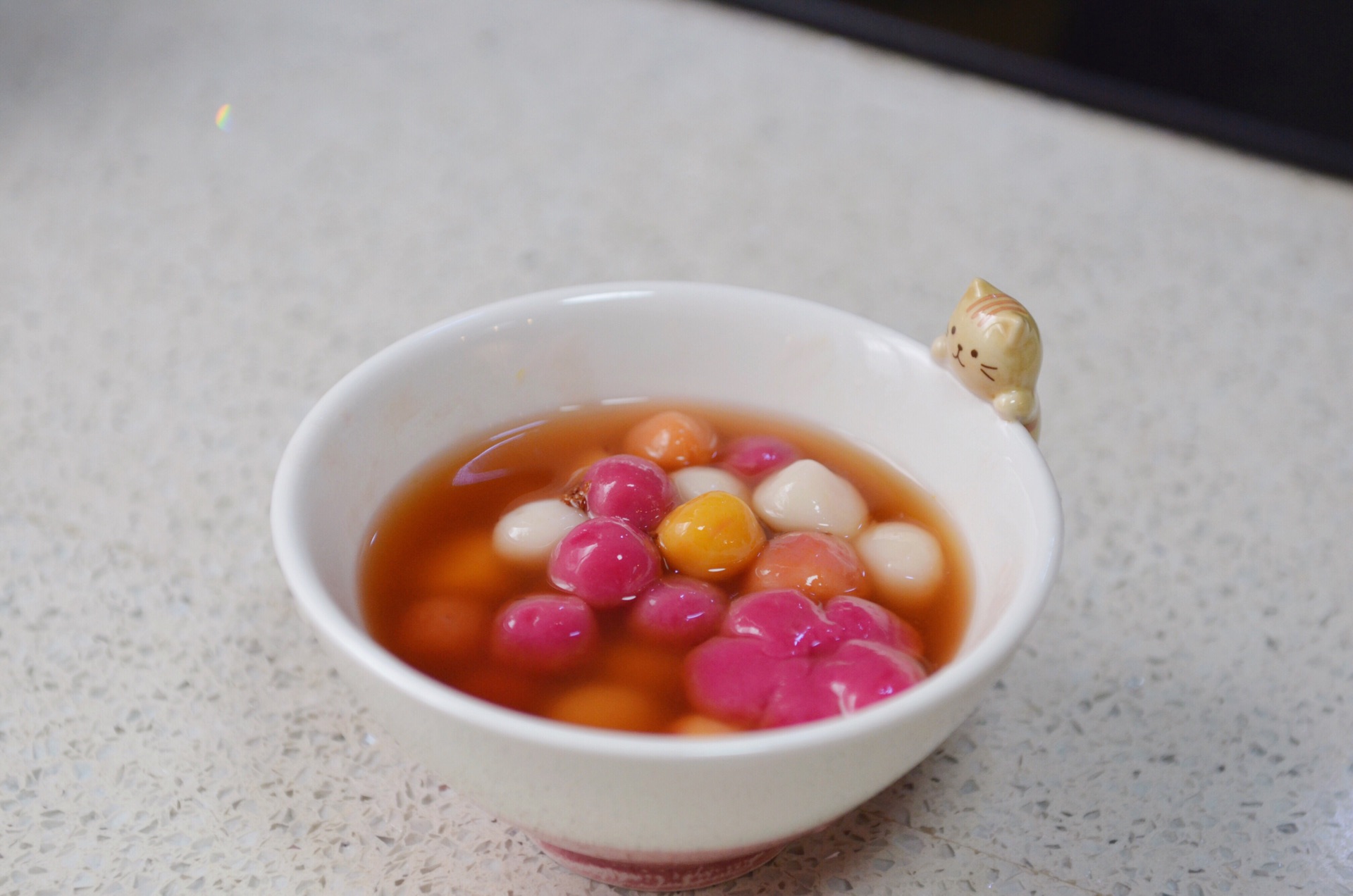 彩色小圆子-玫红