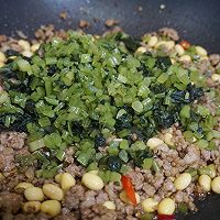 八零后的情怀菜：雪里红炒肉沫#我买新鲜味#的做法图解6