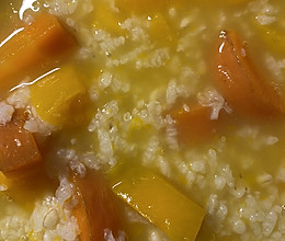 南瓜胡萝卜燕麦大米粥的做法