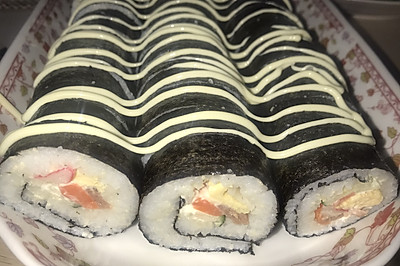 自制紫菜包饭