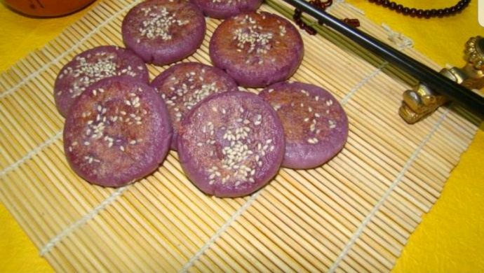 江西客家紫色山药饼