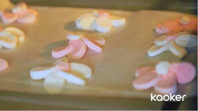 棉花糖饼干｜超可爱小花春游饼干！三步轻松搞定！的做法图解4