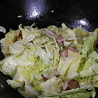 10分钟搞定的下饭菜—培根手撕包菜的做法图解5
