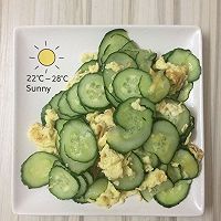 黄瓜炒蛋的做法图解6