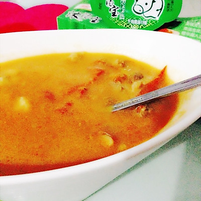 浓汤宝：西红柿牛腩汤（简单、美味、超赞）