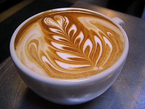 咖啡拉花之小树