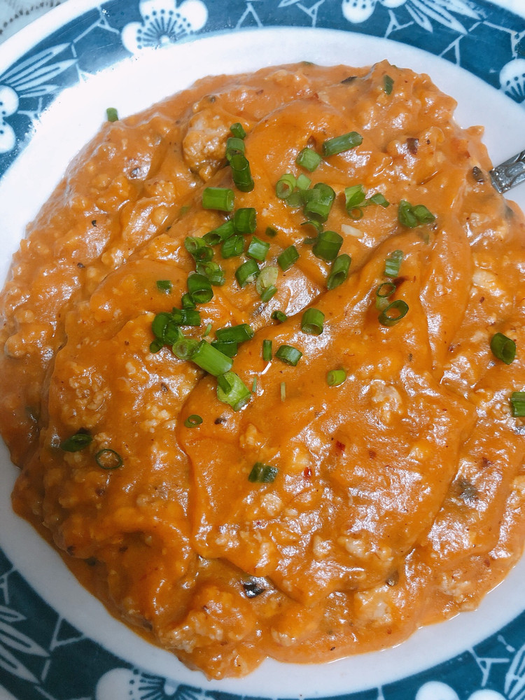 肉末泥石流-蔬菜泥炒肉的做法