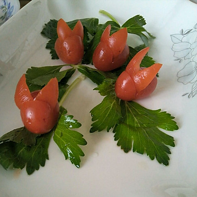 西红柿装饰花