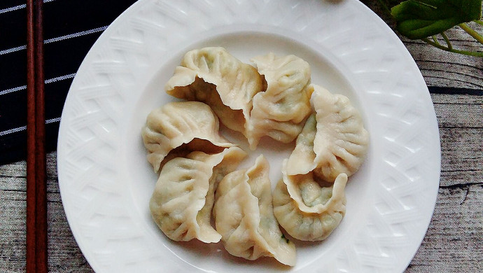 韭菜鸡蛋瘦肉水饺