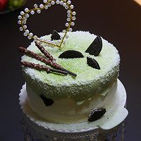 #烘焙美学大赏#绿豆沙椰奶凉茶蛋糕的做法图解7