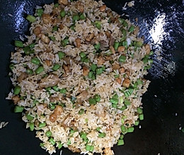 豆角炒饭的做法